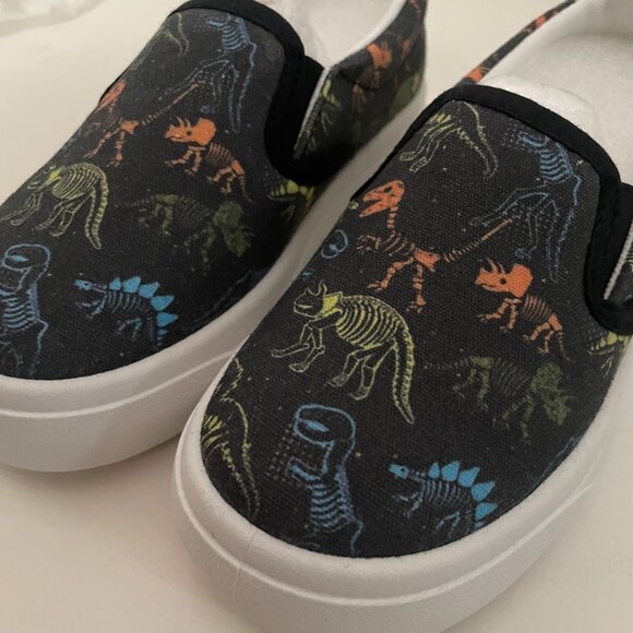 Dinosaur Fossil Slip-On Sneakers - Picture 4 of 14
